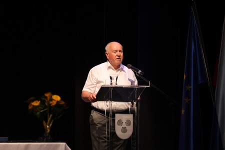 Praznik Mirna 2025 - podelitev priznanj, zupan DUsan Skerbis, foto Studio PraprotKa (4)